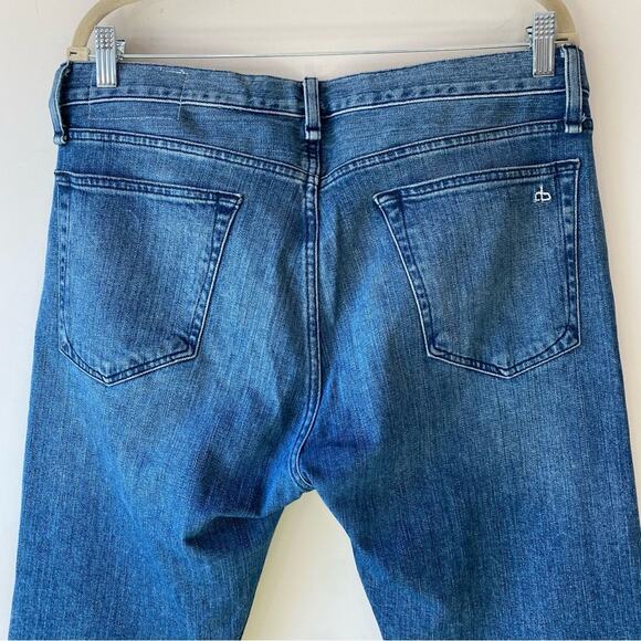 Rag and Bone Slim Fit 2 Jeans in Burgess Wash Size 32/30 - Picture 8 of 10